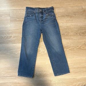 Express Blue Straight-Leg Jeans